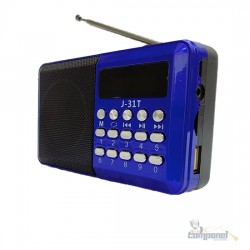 Rádio Portátil Fm Bluetooth Usb Sd Recarregável Altomex JD-31